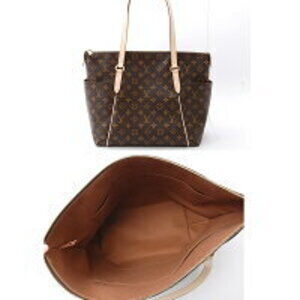 Louis Vuitton Totally Bag Brown Handbag Monogram Leather Shoulder